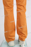 Orange Flare Bootcut Boot Cut Jeans Men