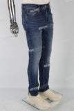 Indigo Blue Low Waist Jeans Men