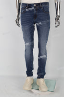 Indigo Blue Low Waist Jeans Men