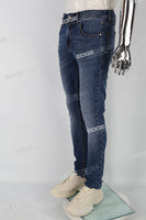 Indigo Blue Low Waist Jeans Men