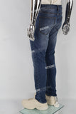Indigo Blue Low Waist Jeans Men