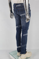 Indigo Blue Low Waist Jeans Men