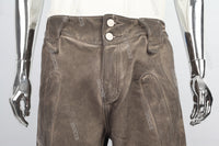 Brown pigment wash jeans men