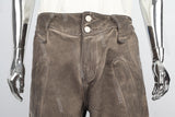 Brown pigment wash jeans men