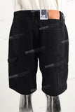 Black Cargo Shorts men