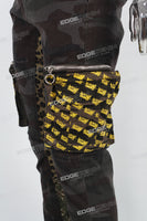 Camouflage stitched side pockets Mans Stack Jeans