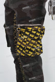 Camouflage stitched side pockets Mans Stack Jeans