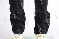 Black Wax Straight Jeans Men