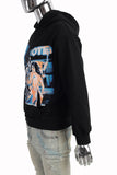 Custom Hoodie High Quality Digital Printed Men Black Pullover Hoodie