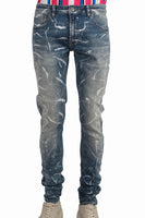 Wholesale Custom Logo Denim Pants Men Distressed Vintage Stacked Jeans For Men
