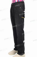 Custom Fashion Black Denim Slim Fit Vintage Jeans For Men
