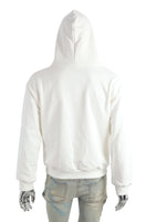 Wholesales Custom Loose Fit Sweatshirt Men No Drawstring White Pullover Hoodies