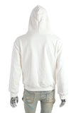Wholesales Custom Loose Fit Sweatshirt Men No Drawstring White Pullover Hoodies