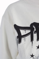 Wholesales Custom Loose Fit Sweatshirt Men No Drawstring White Pullover Hoodies