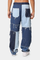 Multi Tone Denim Jeans