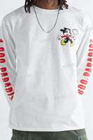 Printed Cotton-Jersey T-Shirt - White
