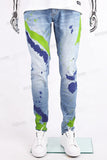 Custom Men's Jeans Hand Painted