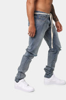 Printed Floral Denim Jeans