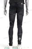Black Skinny Fit with Hand Made Splatter