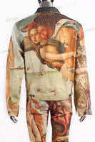 Custom Digital Printing Denim Jacket and Pants