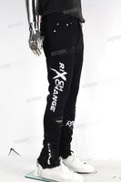 Black Skinny Fit with Custom Embroidery Logo